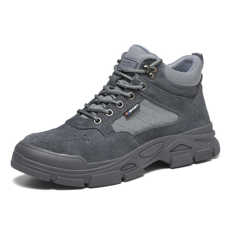 Steel Toe Work Boots for Men Women Leather Safety Shoes Anti pierce Construction Work Sneakers Hiking Boots