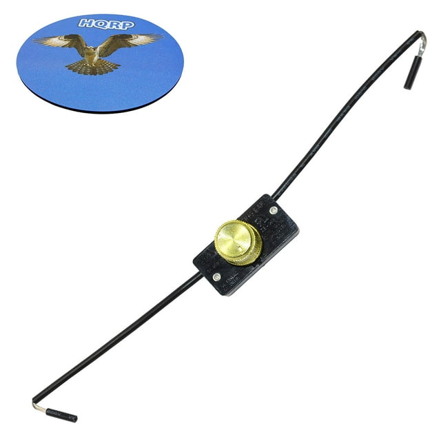 HQRP Interrupteur de Lampe Halogène Tungstène + sous-Verre HQRP