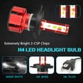 thumbnail image 6 of H6024 Head Light Glass Housing Lamp Classic Conversion Chrome 7" Round PAIR, 6 of 12