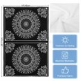 thumbnail image 5 of Black Boho Kitchen Towels Set of 4, Water Absorbent Dish Towel, Retro Farmhouse Neutral Abstract Geometric Decorative Hand Towels - Quick Drying Cloth for Cooking Baking, 18x28 Inch, 5 of 8