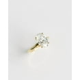 thumbnail image 4 of solitaire jewels 3.75CT Oval Moissanite Solitaire Engagement Ring For Women, 10K Yellow Gold, 4 of 5