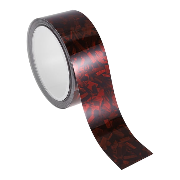 Unique Bargains Pinstripe Tape 40mmx8.5m Forging Pattern Car Stripes Pinstripe Decals for Car Motorcycle and Boat Racing Stripes DIY Stickers Red 1 Pcs