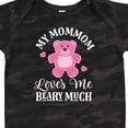 thumbnail image 4 of Inktastic Mommom Loves Me Girls Bear Girls Baby Bodysuit, 4 of 5