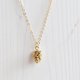 thumbnail image 2 of Joyería delicada de oro, collar de piña natural, collar de piña, regalo de Navidad para su dama de honor, joyería JAMW Sencillez, 2 of 3