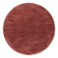 thumbnail image 3 of Unique Loom Infinity Shag Collection Area Rug - Jinko (8' Round Vintage Rose), 3 of 7