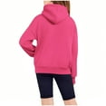 thumbnail image 6 of FAIWAD Girls Half Zip Sweatshirt Long Sleeve Pocket Oversized Hoodies with Thumb Hole Kids Trendy School Athletic Clothes, 6 of 8