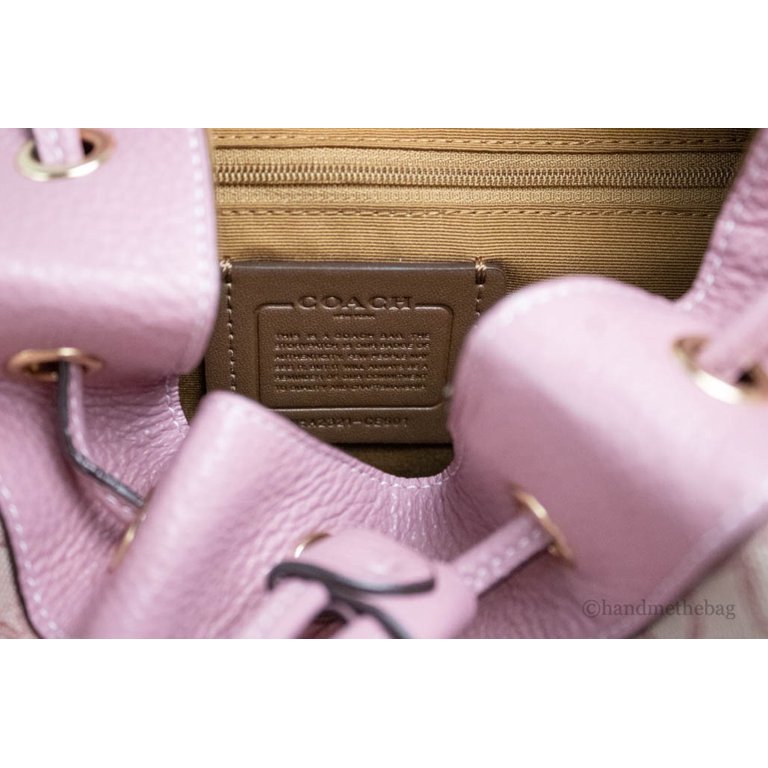 Coach Dempsey True Pink Signature Jacquard Canvas Leather  display picture 3