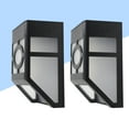 thumbnail image 1 of OULII Fence Lighting Solar Powered Solar Wall Light Black Low Power Consumption for Fence Lights 1Pcs, 1 of 5