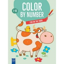 Dover Kids Coloring Books Color by Number Fun on the Farm, (Paperback)