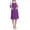 Purple, variant on Anvazise Solid Color Oil-resistant Restaurant Home Kitchen Cooking Protective Apron Black One Size