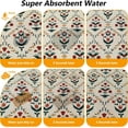 thumbnail image 2 of Coffee Mat Dish Drying Mat Hide Stain High Absorbent Bar Mat for Countertops Easy Clean,Fit Under Coffee Maker Machine And Accessories-16"x24",Vintage Small Flowers, 2 of 7