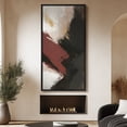 thumbnail image 3 of Large Framed Canvas Art Abstract Painting Print for Modern Living Room Bedroom Wall Decor - 60"x30" Black Framed, 3 of 6