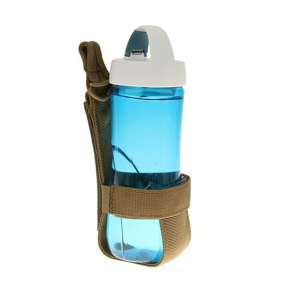 Raindrops Water Bottle Holder Drink Holder Belt Bottle Carrier Hiking Pouch (Khaki)