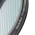 thumbnail image 3 of funtasica Blue Brushed Filter Effects Filter for DSLR Cinematice Video Lens 77MM, 3 of 4