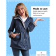 thumbnail image 2 of URBAN REPUBLIC Girls Rain Jacket - Lightweight Slicker Shell Water Resistant Rain Coats for Girls (7-16), 2 of 7