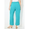 thumbnail image 2 of Catherines Women's Plus Size Anywear Pucker Cotton Wide Leg Pant, 2 of 6