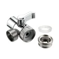 thumbnail image 2 of Faucet Valve Diverter Sink Valve Water Tap Splitter Adapter For Washing Machine. (silver)(1pcs), 2 of 5