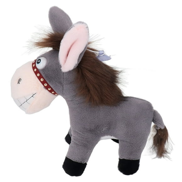 Donkey Stuffed Toy, Perfect Gift Comfortable Durable Mule Stuffed Toy For Boys Grey