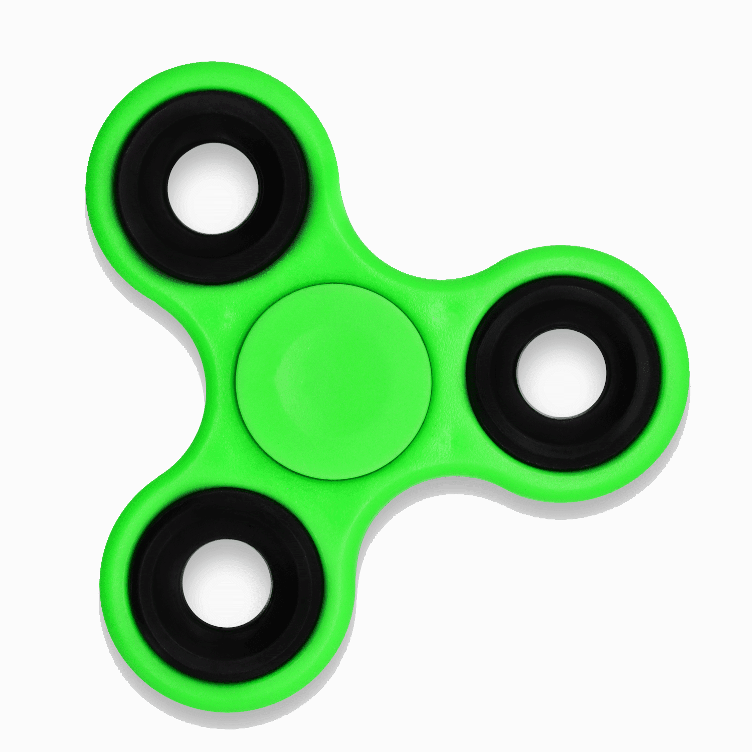 Tri-Spinner Hand Fidget Spinner Focus Toy Stress Relief With Case New Black 