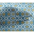 thumbnail image 5 of oneOone Viscose Chiffon Turquoise Blue Fabric Mosaic Diy Clothing Quilting Fabric Print Fabric By Yard 42 Inch Wide, 5 of 6