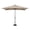 Beige, variant on SimplyShade 10ft Outdoor Patio Rectangle Market Umbrella with Black Push Button Tilt, Beige