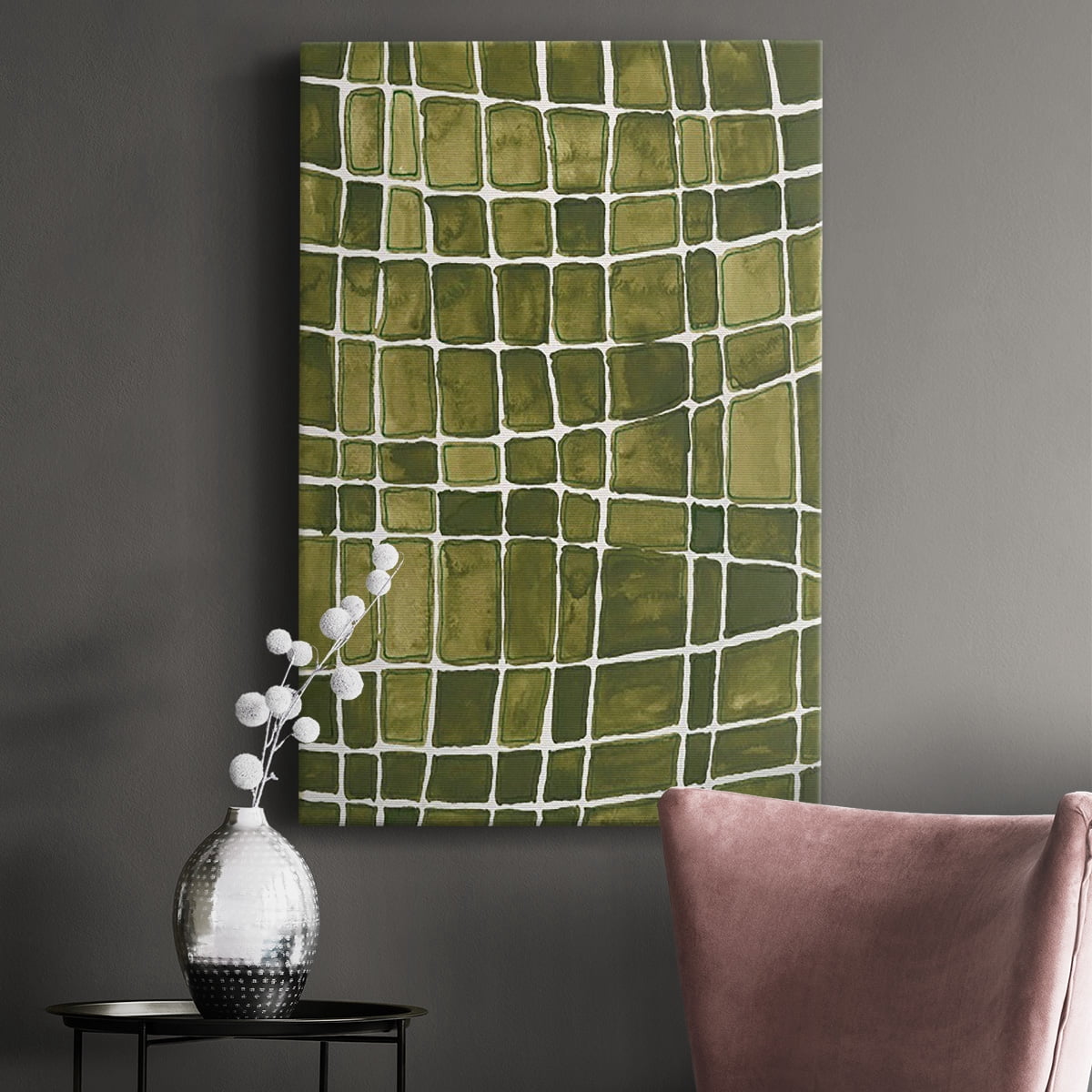 Square Bluff II Premium Gallery Wrapped Canvas - Ready to Hang