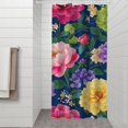 thumbnail image 2 of Pioneer Flower Floral Print Pattern Shower Curtain 36"x72" ,Bathroom Decorative Shower Curtains Set with 12 Hooks,Modern Waterproof Washable Shower Curtain, 2 of 6