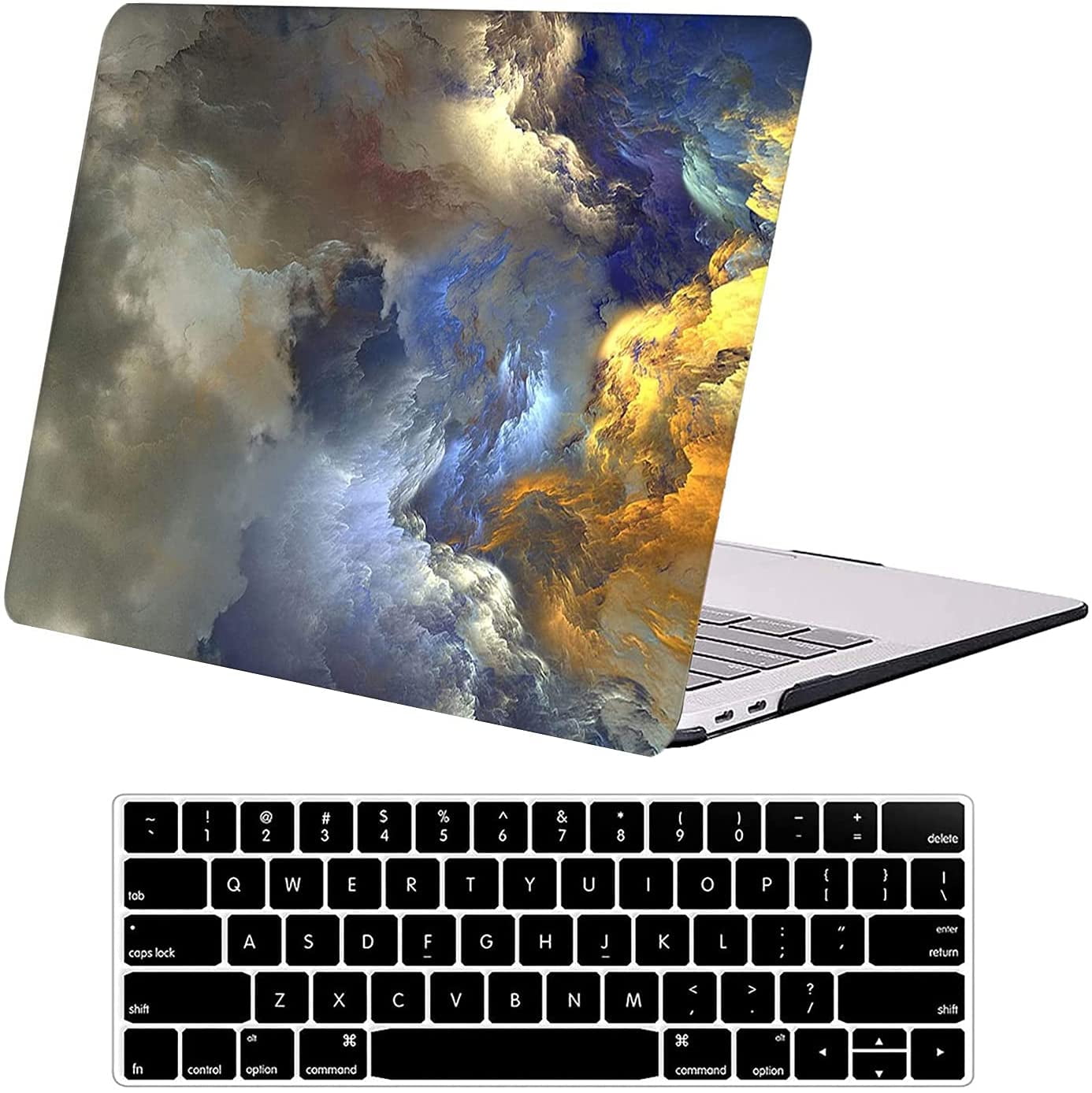 Fit MacBook Air 13 inch Case A2337 M1 A2179 A1932 Mac Air M1 Case 2021 Hard Shell Case+Keyboard