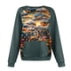 thumbnail image 3 of Sudadera de manga larga para mujer, informal, con cuello redondo, bonita, con estampado de Halloween, sudadera ligera con bolsillo, 3 of 6