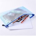 thumbnail image 2 of Informe cubre 6 uds A5 bolsas de archivos de plástico con cremallera carpeta de documentos bolsillo de billetera almacenamiento de alta capacidad suministros escolares protectores estadísticas, 2 of 3