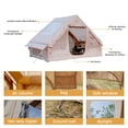 thumbnail image 6 of PAKICETUS 4-6 Person Inflatable Glamping Tent, 9.84x6.88ft Waterproof Mesh Blow Up Tent with Manual Pump for Camping Hiking, 6 of 10