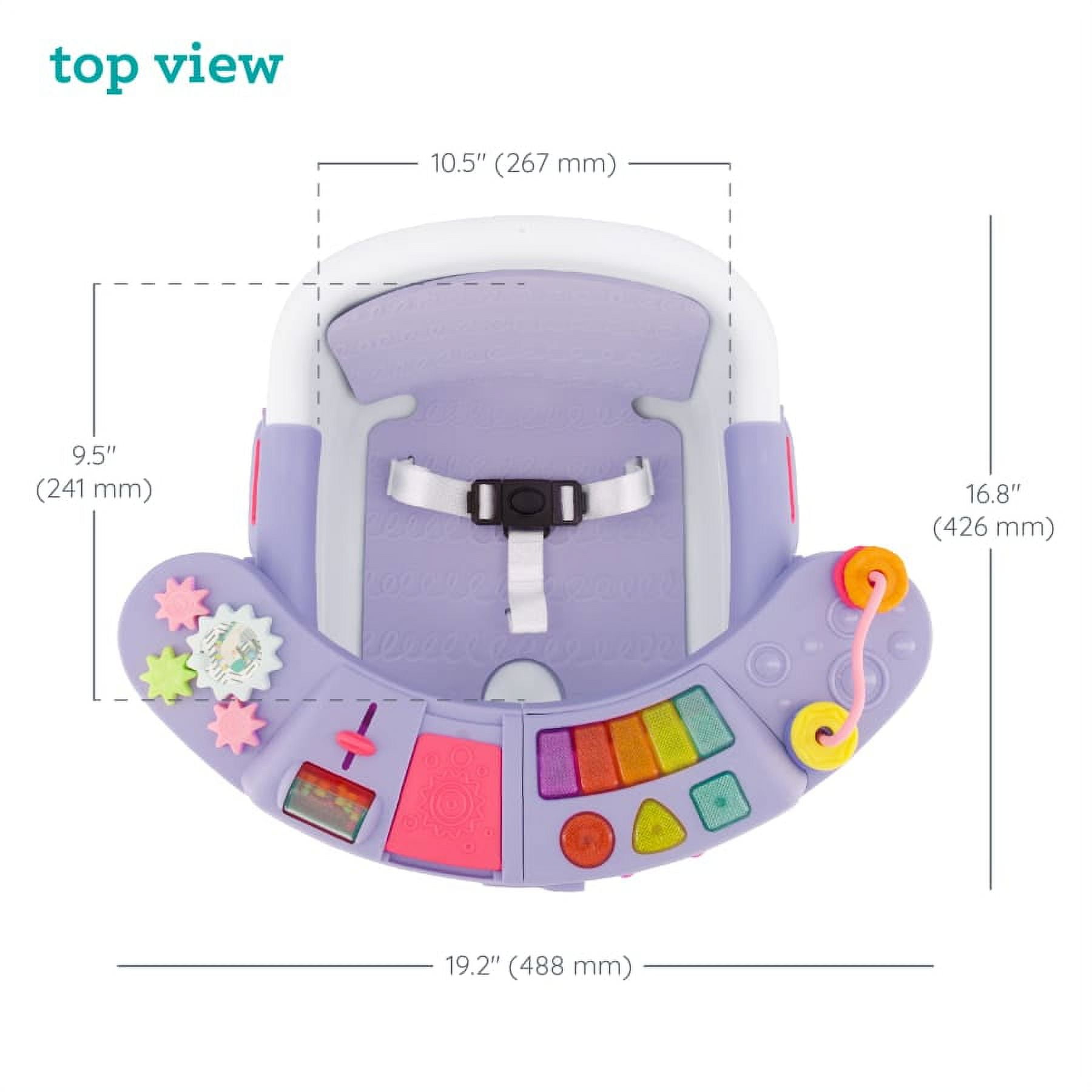 Infantino Music & Lights 3-in-1 Discovery Seat and Booster, 4-48 Months Unisex, Lavender