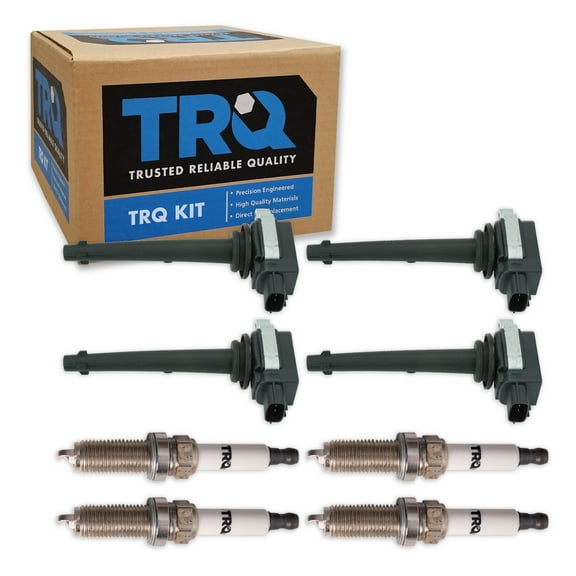 TRQ Ignition Coils & Iridium Spark Plugs Kit Fits Select 2007-2009 Nissan Sentra 2.0L