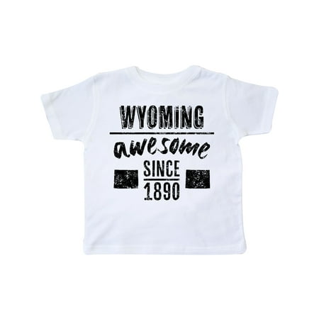 

Inktastic Wyoming Awesome Since 1890 Gift Toddler Boy or Toddler Girl T-Shirt