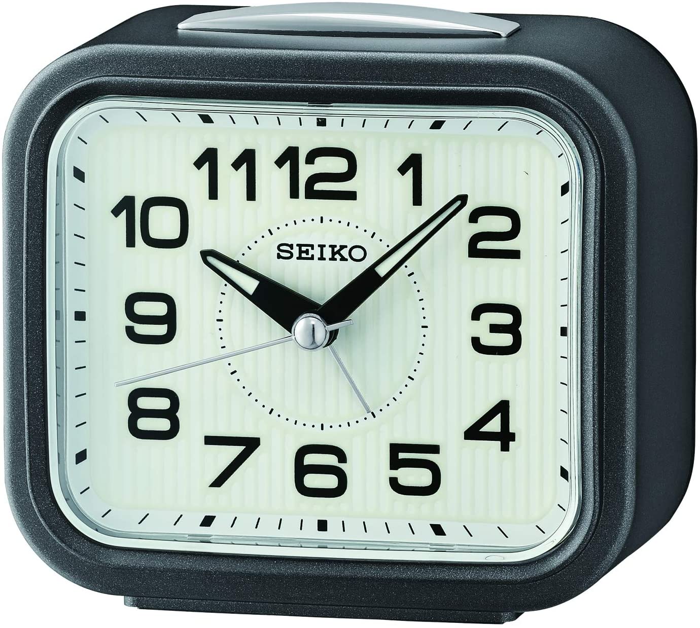 Seiko Alarm Clock, Plastic, Charcoal Grey, 9.3X 10.5X 5.4 Walmart Canada
