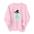 thumbnail image 2 of Jsaierl Women's Halloween Sweatshirts Plus Size Ghost Print Pullovers Soft Loose Fit Crewneck Long Sleeve Shirt Tops Halloween Party Supplies, Sizes S-2XL, 2 of 6