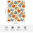 thumbnail image 4 of Fall Blanket 50"x60" Autumn Plaid Pumpkin Maple Leaves Acorns Throw Blankets Seasons Soft Warm Cozy Lightweight Rustic Harvest Thanksgiving Flannel Throw Blanket for Couch,Bed,Living Room,Dorm,Travel, 4 of 6