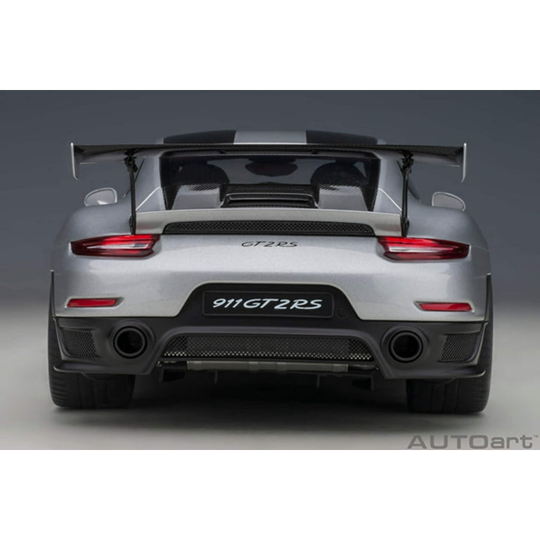 Porsche 911 (991.2) GT2 RS Weissach Package GT Silver with Porsche 911 (991.2) GT2 RS Weissach Package GT Silver with