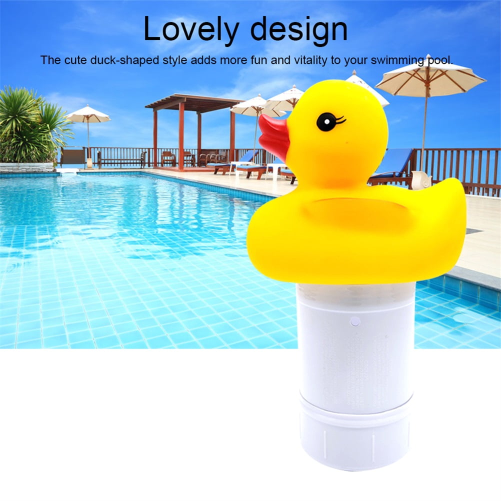 Distributeur Flottant Pour Piscine Et Spa – Avec Thermomètre Intégré °C/°F, Compatible Tablettes 1,5″, Matériau Plastique Robuste
