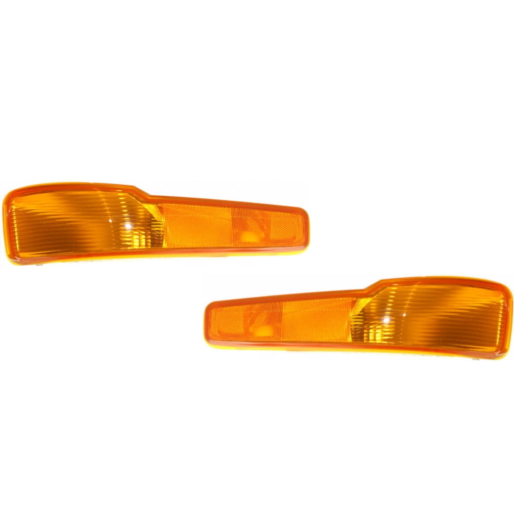 ECOTRIC Turn Signal & Parking Light Assembly For 2003-2025 Chevy Express / GMC Savana Van - Passenger Side RH (Amber, No Bulb Included)