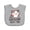 AC-Heather Grey, variant on Inktastic Gigi and Pop Love Me Grandchild Kitty Girls Baby Bib
