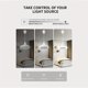 thumbnail image 4 of 1pc LED Ceiling Fan With Light, Room Decor Ceiling Fan,Modern 18inch Remote Control Enclosed Low Profile Ceiling Fan With Light 3 Speed LED Dimming 8 Invisible Bladeless Flush Mount Fan Light Bedroom, 4 of 4