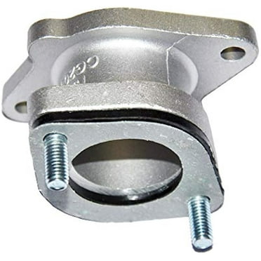 Harpra Aluminum Intake Manifold Compatible with CB125 CG125 GG200 GL145 Carburetor Inlet Manifold