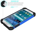 thumbnail image 2 of Galaxy S5 Case, Galaxy S5 Sturdy Case, Tekcoo [Tmajor] [Blue/Black] Shock Absorbing Hybrid Rubber Plastic Impact Defender Rugged Slim Hard Case Cover Shell For Samsung Galaxy S5 S V I9600 GS5, 2 of 4