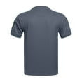 thumbnail image 4 of Mens Short Sleeve Utility T-Shirts with Hook and Loop Patch Pique Mesh Quick Dry Outdoor Workout Shirts Breathable Crewneck Athletic Tops for Hiking Camping, 4 of 10