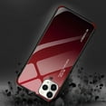 thumbnail image 4 of HELVIS Étui de Téléphone en Verre Trempé Dégradé pour iPhone 13 Pro Max (Rouge-Noir), 4 of 7