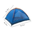 thumbnail image 3 of TIMIFIS Camping Tent, Beach Tent Sun Shade Shelter for 3-4 Person with Protection, Up, for Beach Picnic Finishing Outdoor, with Insect Net Camping & Hiking, 3 of 9