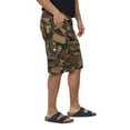 thumbnail image 3 of X RAY JEANS Men's Belted 12.5" Inseam Knee Length Cargo Shorts, Brown Camo, 32, 3 of 7