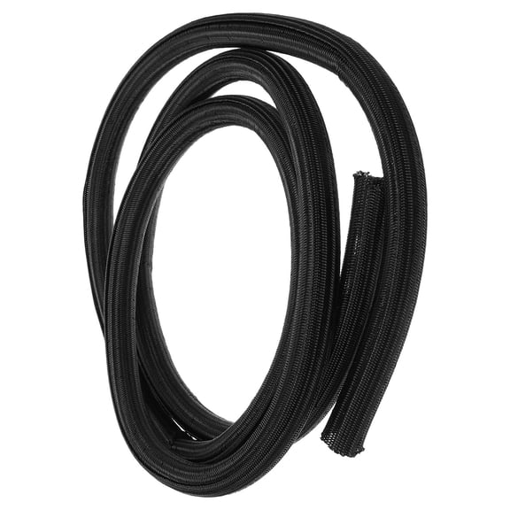 Baluue Cable Organizer Black Pet Sleeve for Tangle-Free Computer Cables