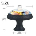 thumbnail image 4 of 4 Pcs Sunflower Butterfly Knobs for Kitchen Cabinet Cupboard Dresser Bookcase Drawer Pulls Handles Round Home Decor, 4 of 8